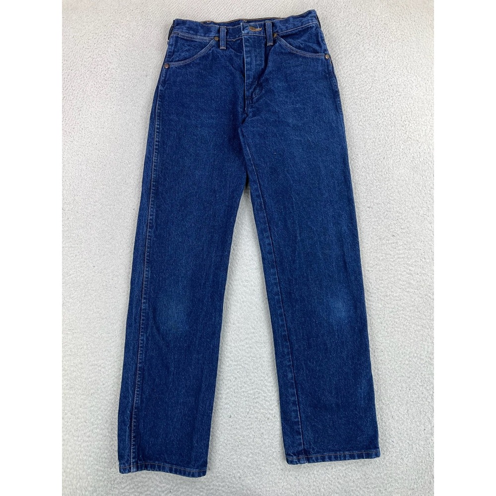 Vintage Wrangler Cowboy Cut Jeans Men's 28 (Fits 27x31) Blue USA 13MWZPW